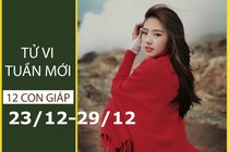 Video: Tử vi tuần mới từ 23/12 đến 29/12 năm 2019 của 12 con giáp