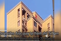 Video: Lính cứu hỏa chộp lấy thiếu nữ lơ lửng trên tầng 32