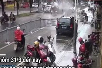 Video: Phóng với tốc độ chóng mặt, ôtô gây tai nạn kinh hoàng