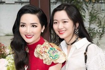 Con gái Hoa hậu Giáng My gây chú ý vì nhan sắc 'khác lạ'