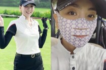 Ra sân đánh golf Mai Ngọc tranh thủ nâng cơ mặt với thứ này