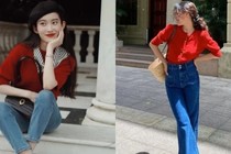 Street style Châu Á tuần qua ngập tràn sắc đỏ đón ngày Thu