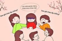 Bực bội vì bác hàng xóm lúc nào cũng hỏi "bao giờ lấy chồng"