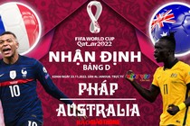 Nhận định World Cup 2022 Pháp vs Úc: Bảo vệ ngôi vương