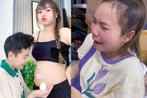 Chuẩn bị sinh con cho tomboy Bi Bảo, Múi Xù lộ ảnh khóc nức nở