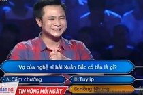 Nghệ sĩ hài hước, trả lời đúng nhiều nhất ở "Ai là triệu phú"