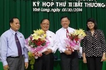 Họp bất thường, Vĩnh Long có Chủ tịch tỉnh mới