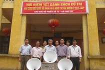 Công tác chuẩn bị bầu cử ở một xã ngoại thành Hà Nội