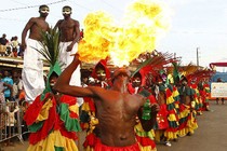 Hoành tráng lễ hội Carnival Popo ở Bờ Biển Ngà