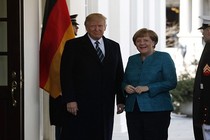 Ảnh: Tổng thống Trump tiếp Thủ tướng Đức Merkel tại Nhà Trắng