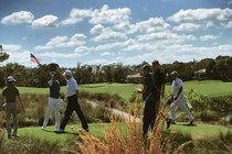 Tận mắt tài “ngoại giao sân golf” của Tổng thống Trump tại Nhật