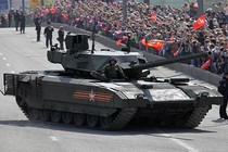 Đọ sức mạnh siêu tăng T-14 và T-15 Armata của Nga