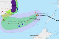 Bão số 14 hình thành trên Biển Đông