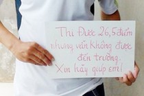 Thí sinh 26,5 điểm kêu cứu được tài trợ học phí