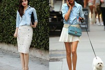 Tuyệt chiêu phối đồ với sơ mi denim vạn người mê