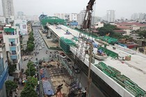 Đường vành đai 2 trên cao thẳng tắp trên "đường cong mềm mại" HN