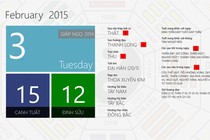 Xem lịch Âm cho Windows 8 dịp Tết Nguyên đán