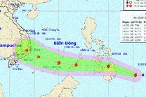 Bão Sanba mạnh thế nào khi vào Biển Đông?