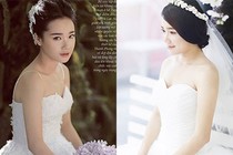 Ngắm Nhã Phương mặc váy cưới xinh như mộng trước tin đồn kết hôn