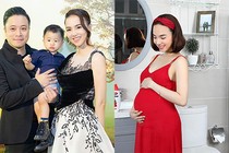 Đinh Ngọc Diệp khoe bầu 8 tháng vẫn đẹp rạng rỡ