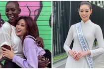 Khánh Vân hội ngộ bạn thân, hé lộ ngày về nước hậu Miss Universe