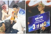 Hà An Huy quỳ gối, bật khóc khi đăng quang Vietnam Idol 2023