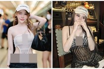 “Cạn lời” hot girl mặc xuyên thấu khoe nội y mọi lúc mọi nơi