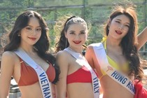 Thanh Thủy và dàn thí sinh Miss International 2024 diện bikini nóng bỏng 