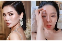 Mặt mộc đẹp xuất sắc của Lệ Quyên