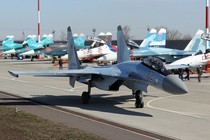 Mục kích máy bay Su-30SM, Su-35S Nga luyện duyệt binh