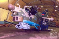 Mục kích lính Nga giúp "thợ săn đêm" Mi-28N tác chiến mùa đông