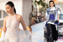 Thanh Hằng catwalk thần thái đỉnh cao với đôi chân dài 1,12m