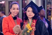 Con gái Mai Thu Huyền tốt nghiệp đại học ở Mỹ, nhan sắc thu hút