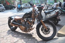 “Đổi gió” với Yamaha Virago độ Bobber của biker Hà Thành