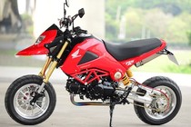 Honda MSX 125 “độ hết bài” phong cách Ducati Hyperstrada 