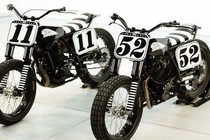 Bộ đôi môtô Suzuki và Honda độ phong cách Flat Tracker