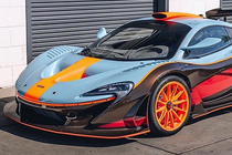 Siêu xe Mclaren P1 GT Long Tail phối màu Gulf Livery cực độc