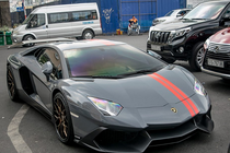 Siêu xe Lamborghini Aventador độ bodykit 50th tái xuất ở Sài Gòn