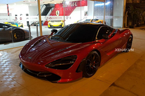 Siêu xe McLaren 720S "mận đỏ" hơn 20 tỷ tại Sài Gòn