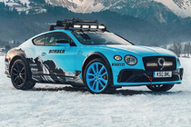 Ngắm xe đua chạy trên băng - Bentley Ice Race Continental GT 