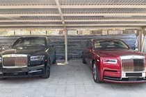 Xe sang Rolls-Royce Phantom VIII và Cullinan hơn 100 tỷ ở Hà Nội 