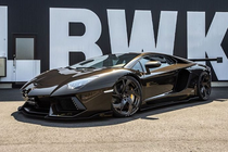 Ngắm siêu phẩm Lamborghini Aventador Liberty Walk màu nâu độc đáo