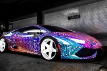 Ngắm Lamborghini Huracan Liberty Walk màu độc của Chris Brown