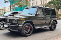 Mercedes-AMG G63, sơn xe bằng 3 xe ga Honda SH ở Sài Gòn