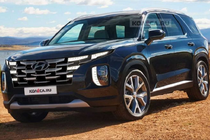 Hyundai Palisade 2022 mới “diện” lưới tản nhiệt mới bề thế hơn