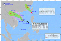 Áp thấp nhiệt đới di chuyển theo hướng Tây Bắc, có khả năng thành bão
