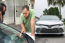 “Soi” Toyota Camry tiền tỷ, Trấn Thành vừa mua tặng bố