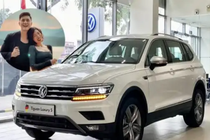 Lệ Quyên cùng tình trẻ kém 12 tuổi tậu Volkswagen Tiguan Luxury S