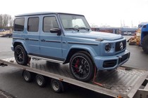 Mercedes-AMG G63 xanh China "làm dâu" Tiền Giang giống Cường Đô La