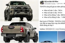 Toyota Hilux 2023 từ 740 triệu tại Việt Nam, đắt nhất phân khúc?